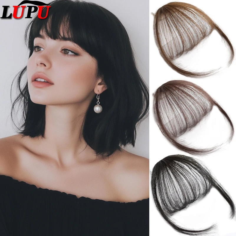 

Клип Стиль Челка 100% Натуральные Наращивание Волос Искусственная Челка Женская Челка Клип Стиль Волосы С Бакенбардами Парик Искусственная Челка Повседневная Одежда