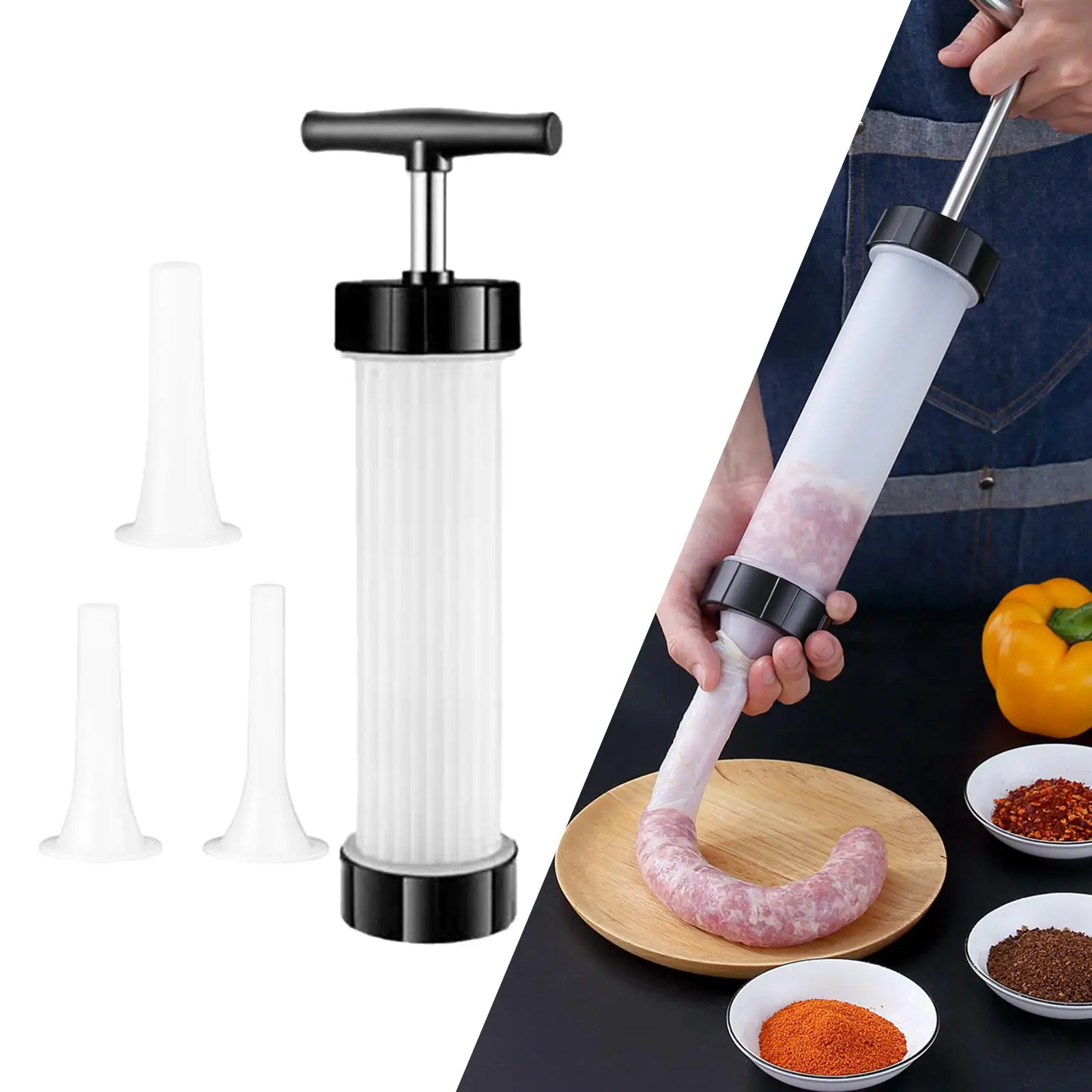 Sausage Making Tool Sausage Filler Machine Kit Gadgets Sausage Fill