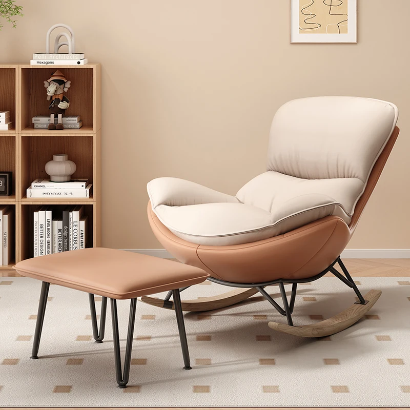 Rocking Chair Adult Living Room Balcony Home Leisure Snail Rocking Chair Lazy Bedroom Happy Chair