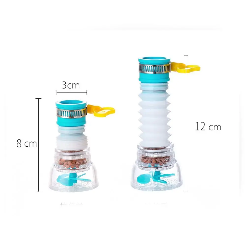 1Pcs 360 Degree Rotating Faucet Extension Shower Supplies Kitchen Shower Faucet Shower Filter Splash-proof Home Use Water Filter