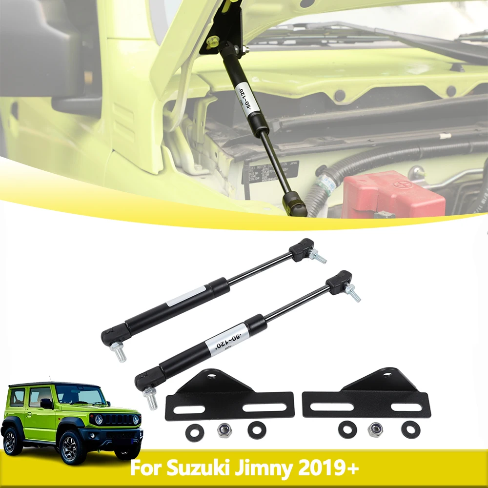 

Front Engine Hood Cover Support Rods Lift Hydraulic for Suzuki Jimny JB64 JB74 2019-2025 Auto Piston Struts Bar Car Accessories