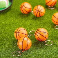 White Soccer Keychains Mini Soccer Stress Ball Keychains Sports Ball Keychains School Carnival Reward for Kids