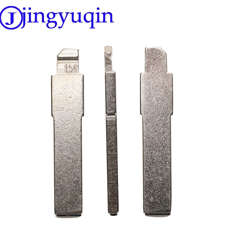 

jingyuqin Flip Folding Key Blade For Fiat 500 Punto Ducato Stilo Panda SIP22 Blank Uncut Blade
