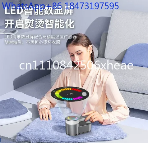 Wet and Dry Hand-held Electric Iron Hand-held Rotating Steam Hanging Iron Portable Mini Ironing Machine
