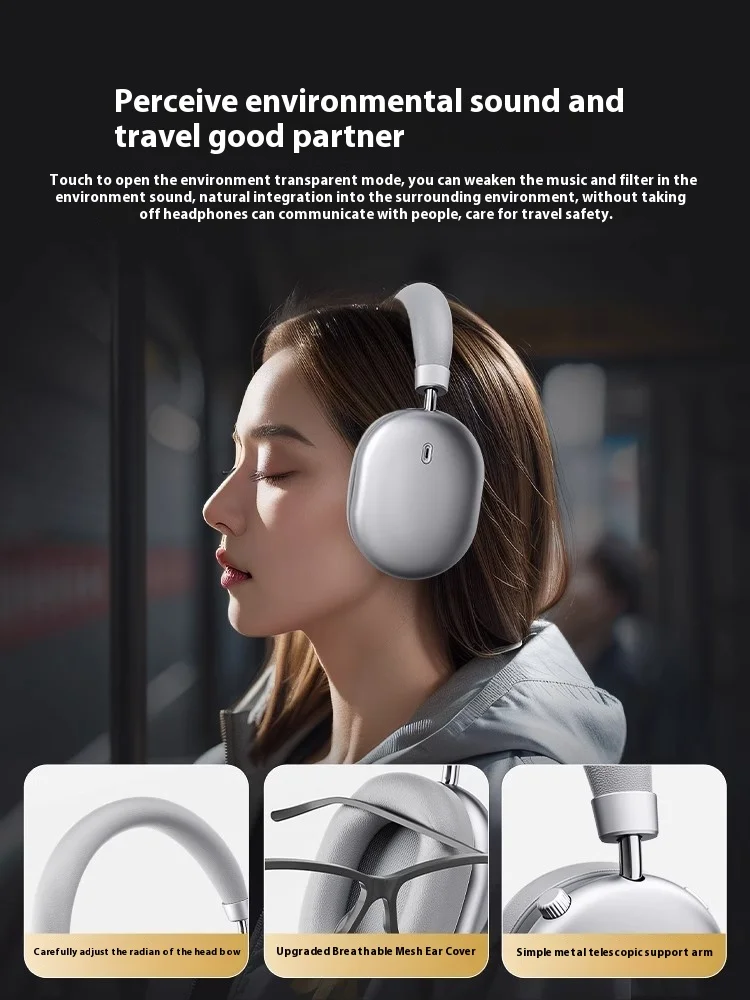 Ikf Nano Headphone Wireless Bluetooth Noise Reduction Headset Custom 3d Audio Long Endurance For Outdoor Sports Gifts