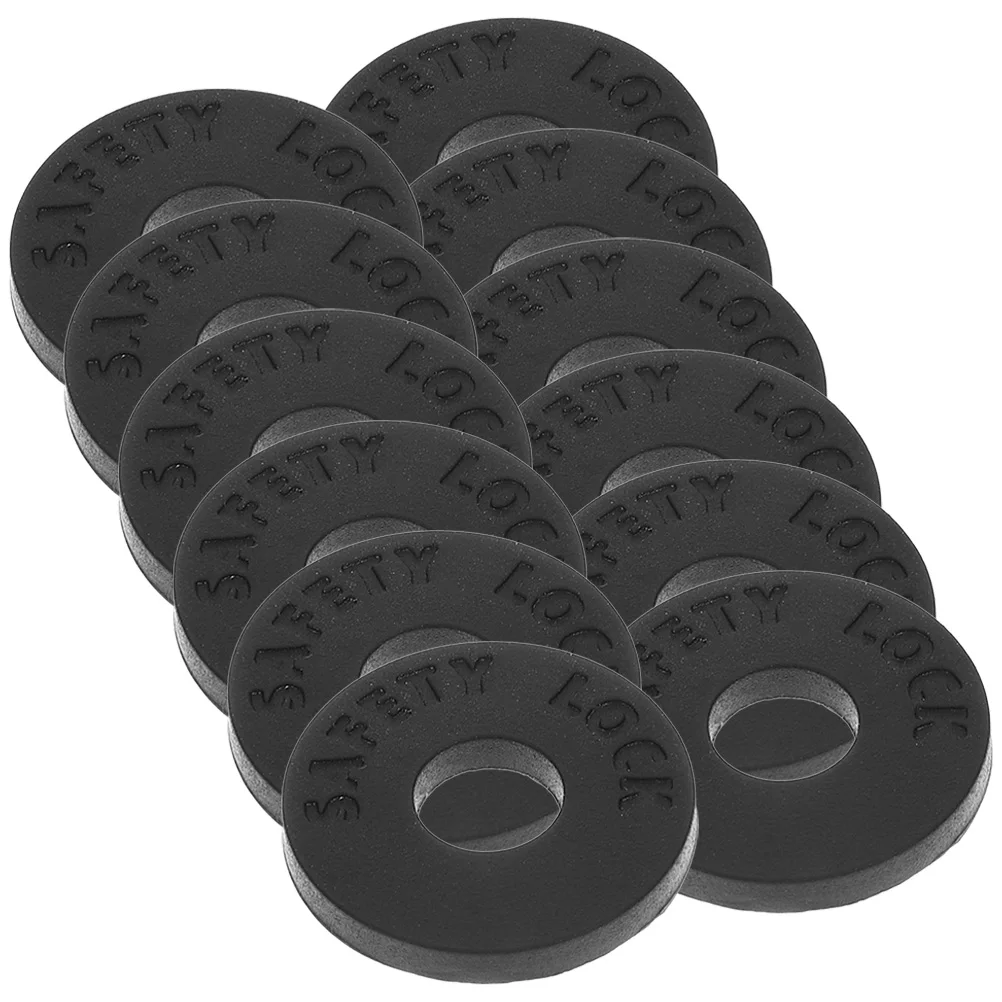

12pcs Guitar Strap Buckle Spacer Silicone Anti-slip Pad for Guitar Bass Non Slip Strap Safety Fixing Accessories