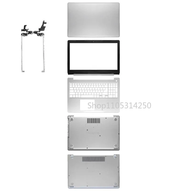 New For Dell Inspiron 15 5570 5575 Laptop LCD Back Cover/Front Bezel/Palmrest/Hinges/Bottom Case 02DVTX