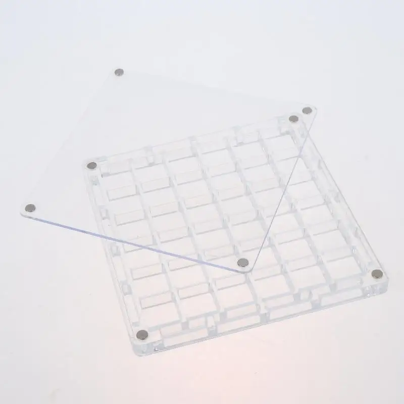 1 Stück 36-Fächer Acryl-Magnet-Muschel-Aufbewahrungsbox, Muschel-Displaybox, Diamant-Aufbewahrungsbox, Kleine Bastel-Organizer – Detail 11
