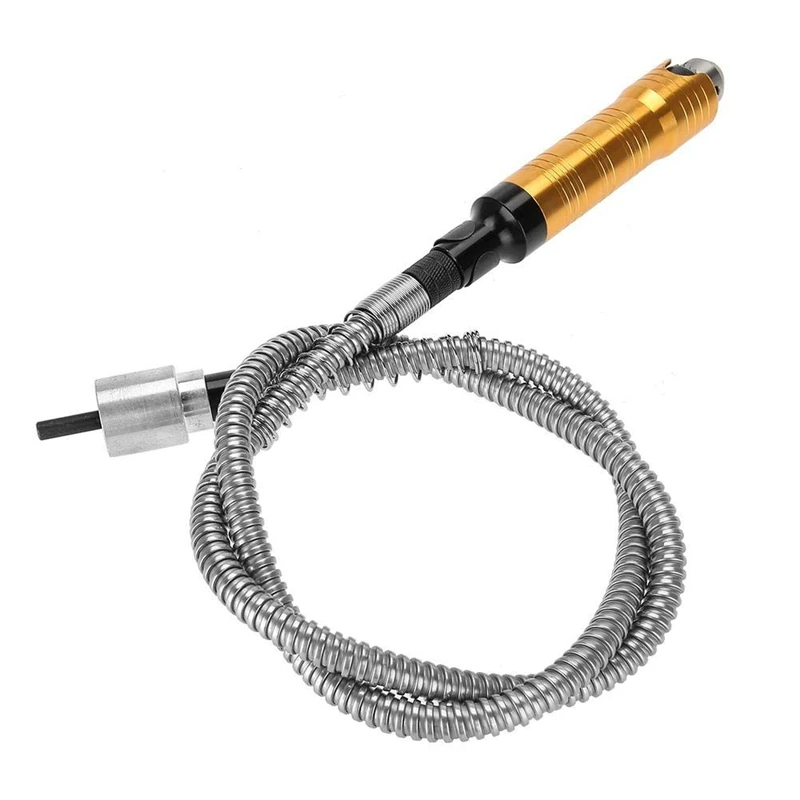 Flexible Shaft for Electric Grinder, with 0.3-6.5mm Chuck Handle Extension Cable for Electric Drill Rotary Grinder Tool