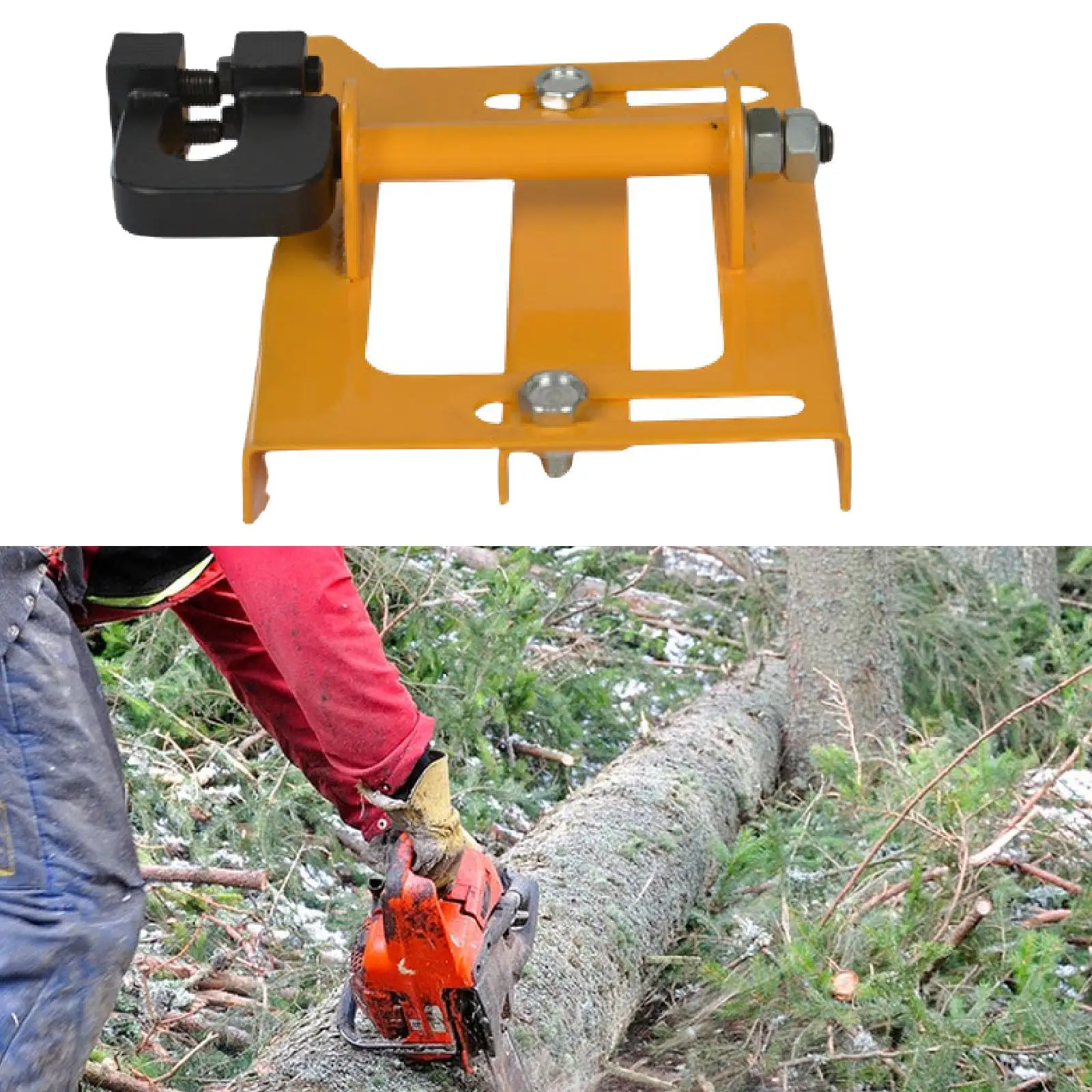 

Vertical Chainsaw Mill,Sawmill Tool Wood Lumber Cutting Guide,Chainsaw Attachment for Timber Cutting Wood Timber Milling