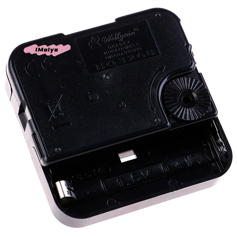 M-HQ3268 Jumping Seconds Movement Cross Stitch Wall Clock Movement Clock Mechanism Black DIY Repair Tool Parts