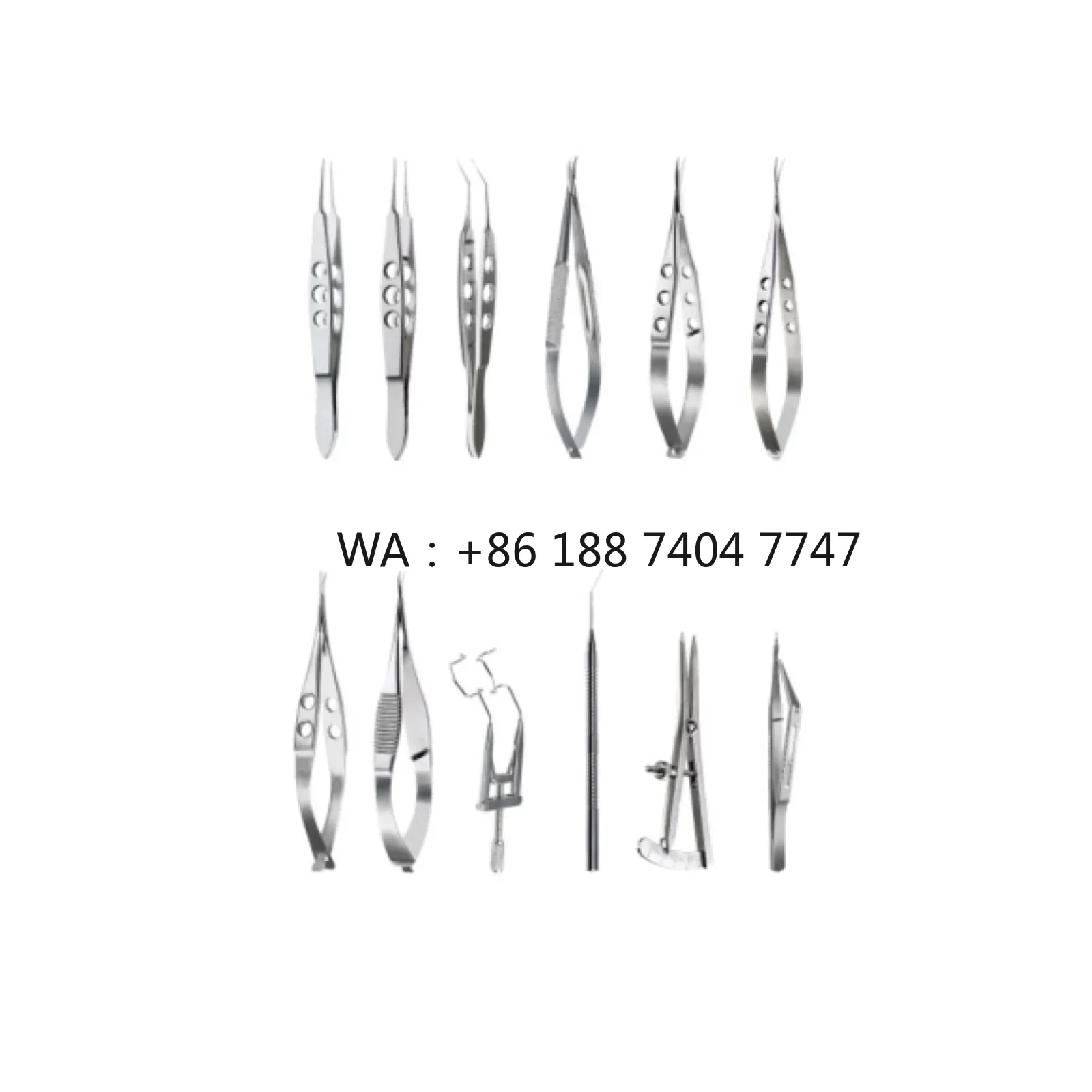 for Hospital and Clinic Ophthalmic 12PCS Glaucoma Surgical Instruments Kit Lasik glaucoma Surgery Set Stainless steel
