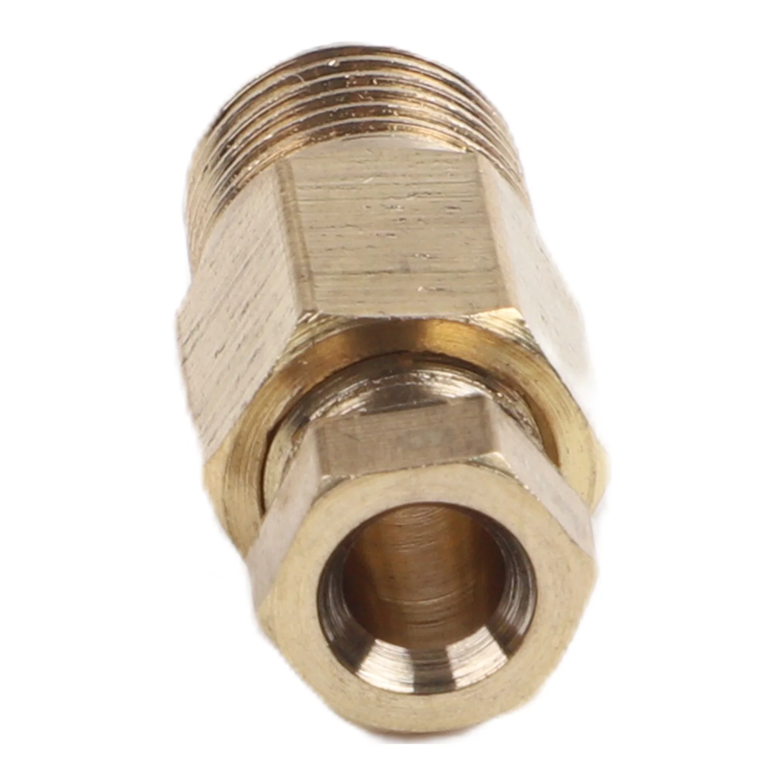 Brass Compression Fittings 12 Pack for 4mm Tube OD and 1/8 For BSP Male Thread Used in Pneumatic Hydraulic Plumbing Setups