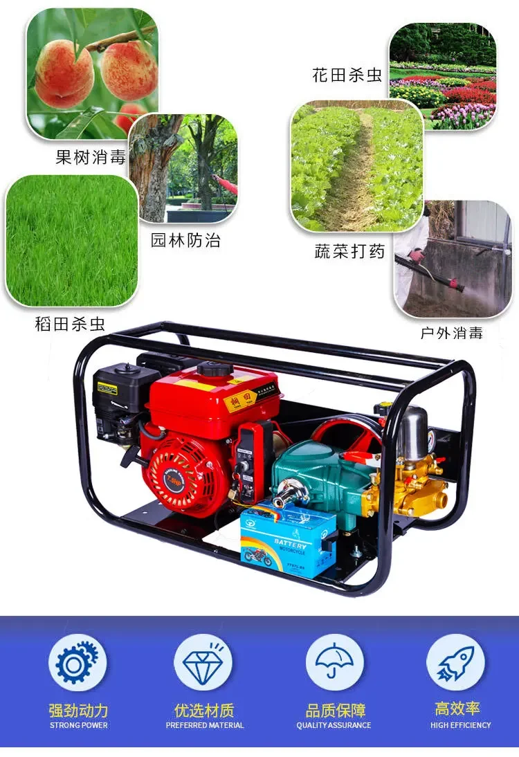 Gasoline Butter-Free Spray Insecticide Machine Agricultural High Pressure Sprayer Small Spraying Pesticide Stretcher