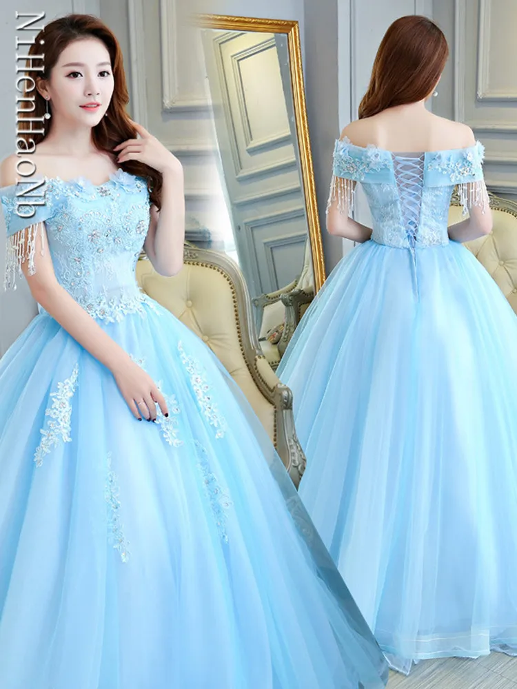 Vestidos De Fiesta Quinceanera Dresses Classic Ball Gown Luxury Party Prom Vestidos Elegantes Para Mujer Plus Size