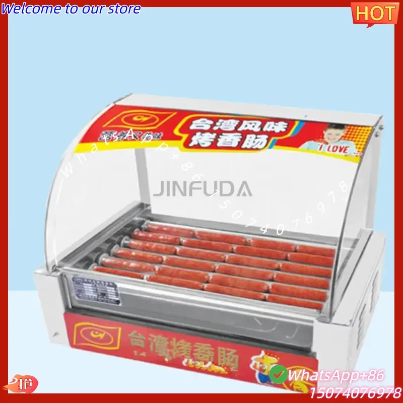 2026 Snack Equipment Automatic Sausage Roaster Hot Dog Machine Sausage Roasting Machine