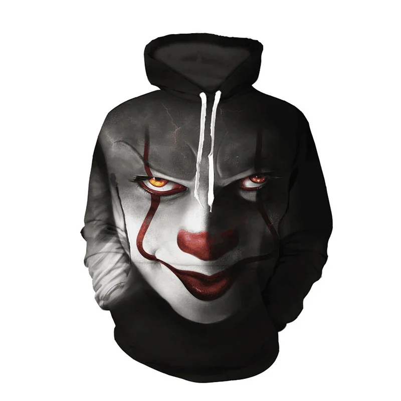 New Fast Hot Personality Hoodie Horror Movie 3D Printed Pullover Men and Women Casual Super Dalian Hoodie Sweatshirt Cool Hoodie