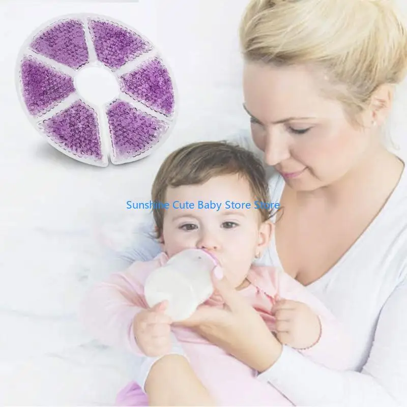 

C5AF Breast Therapy Pack Ice Pack Pads Hot or Cold Use For Nursing Mother Hot Cold