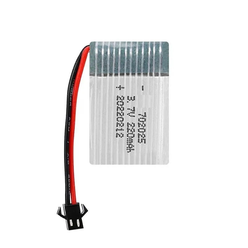 for Factory 3.7V 220mAh Lithium Battery 20C High Rate 702025 Model Aircraft Battery Drone Accessories