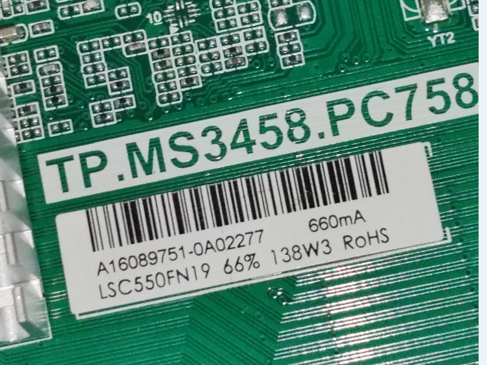 TP.MS3458.PC758 tre in una scheda madre TV 4K testata bene per muslim660ma 1 38w