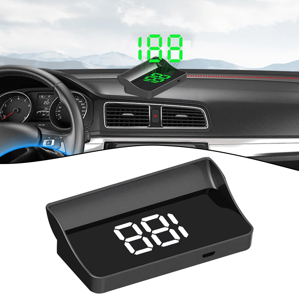 KM/H HUD GPS Head Up Display Speedometer Odometer Car Digital Speed Suitable for all cars, buses, trucks, bikes, scooters...