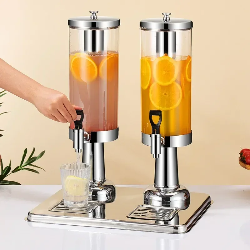 HOTEL STAINLESS STEEL FRUIT JUICE DING western food single-head double-head commercial fruit juice bucket beverage machine