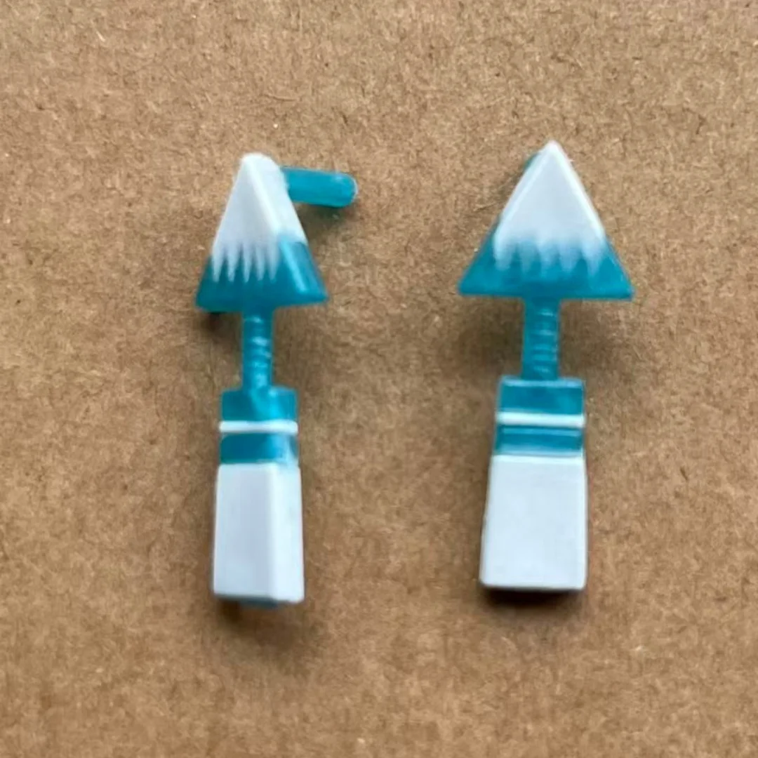 Female Doll Earrings Novelty Design Decorative Accessories Original Doll Dressing Parts Blue Red Gold Gray White Color Decors