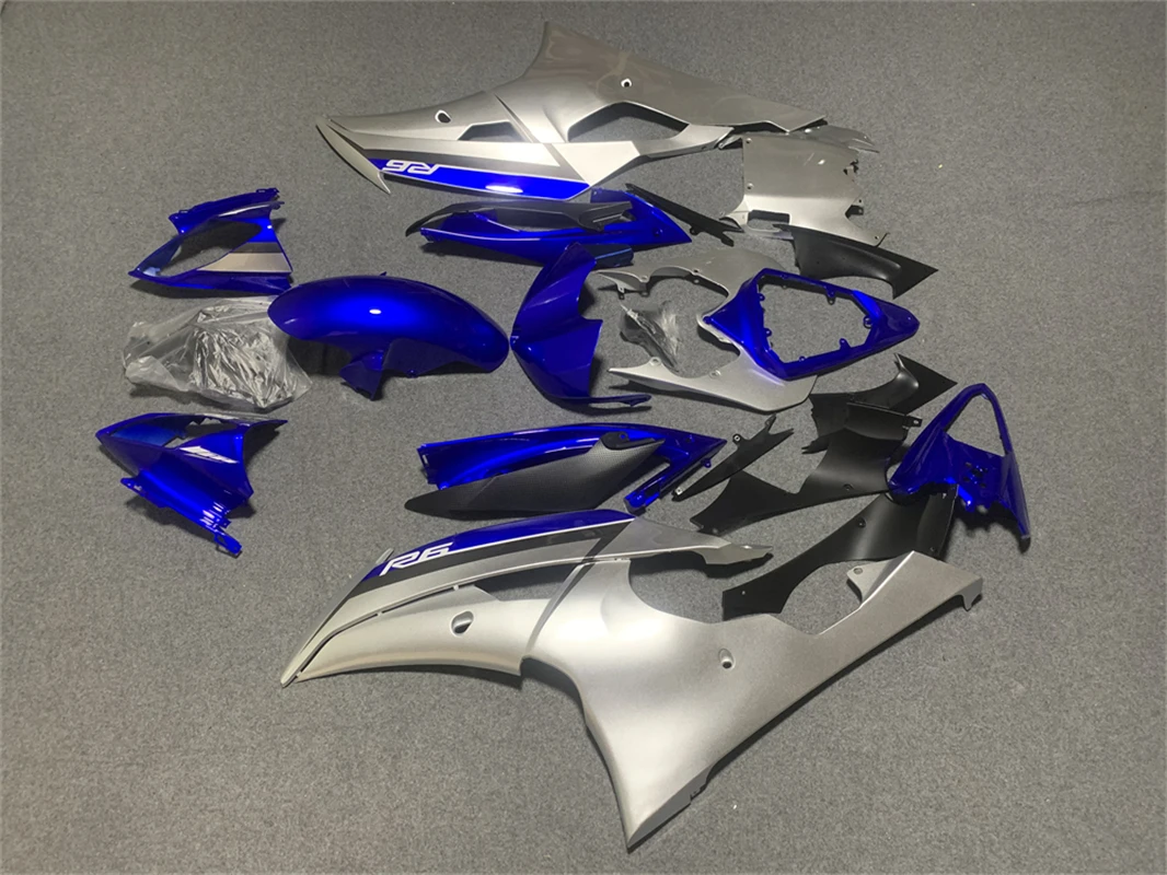 Fairings Kit Fit For Yzf R6 2008 2009 2010 2011 2012 2013 2014 2015 2016 Bodywork Set Injection Blue silver