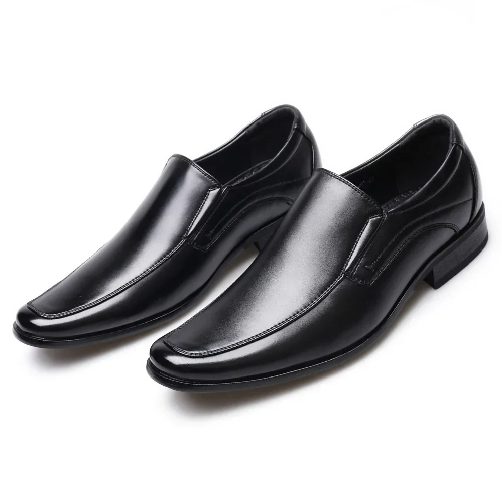 Męskie wsuwane biurowe buty Oxford dla mężczyzn Luksusowe męskie klasyczne biznesowe męskie buty wizytowe Modne eleganckie formalne buty ślubne