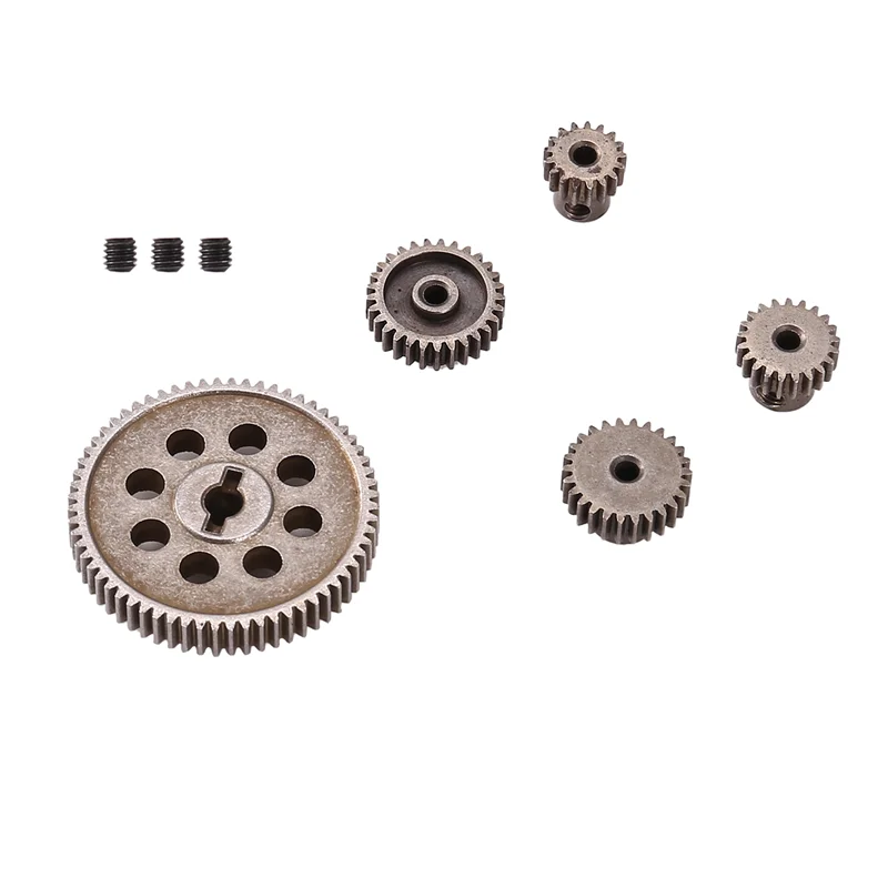 B05C-Diff ディファレンシャルメインメタルスパーギア 64T 17T 21T 26T モーターギア RCカーパーツ HSP 1/10 RCカートラック 94111用