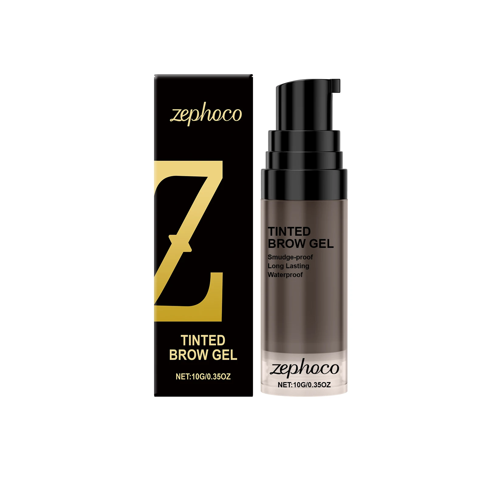 Zephoco Getinte wenkbrauwgel Waterdichte en zweetbestendige make-up Matte wenkbrauwstyling Lichtgewicht natuurlijke wenkbrauwtintgel Cosmetica