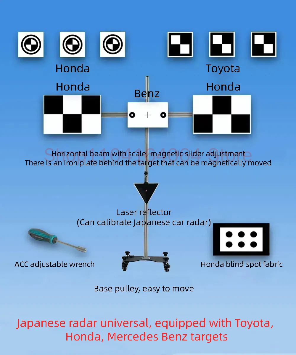 ACC Calibration Tool Radar Target ADAS Tool Calibration Japanese Radar Universal Belt Honda Toyota Mercedes Benz Target