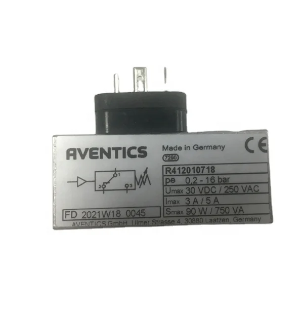 New and Original Aventics Pneumatic Pressure Switch  Series PM1 R412010718
