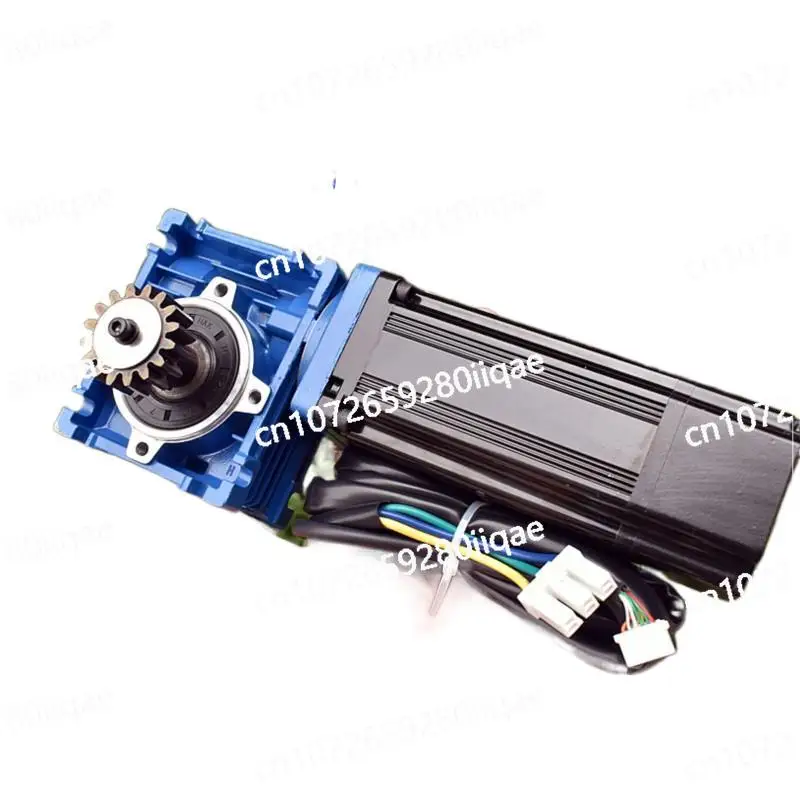 Electric vehicle precision brushless servo motor DC24V-36V three-phase brushless motor 400W with worm gear reducer