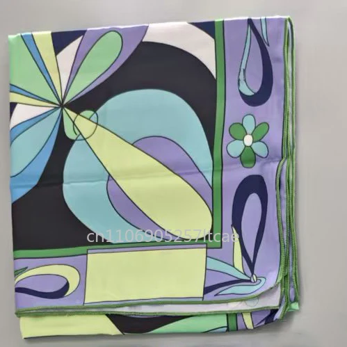 تصميم فاخر للأوشحة الحريرية النسائية مصمم العلامة التجارية سيدة وشاح مربع الحرير