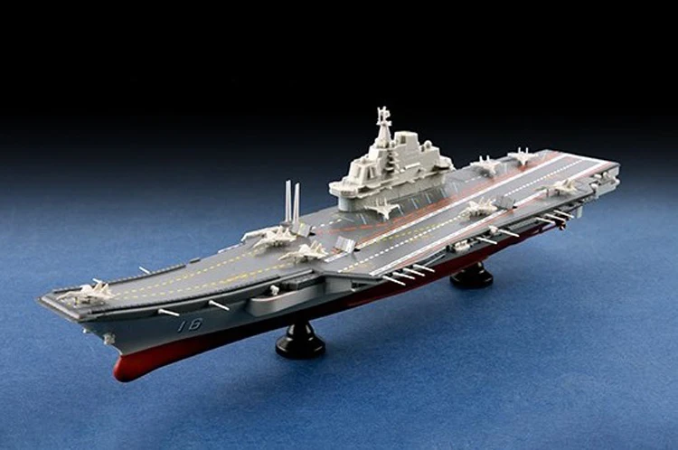 Trumpeter TR07313 1/1000 PLA NAVY AIRCRAFT CARRIER LiaoNing CV-16 Plastic Model Kit