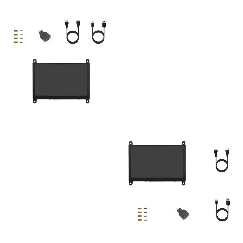 

652F 5 -дюймовый монитор экрана для 5B+ 4B Development Poard HDTV -дисплей