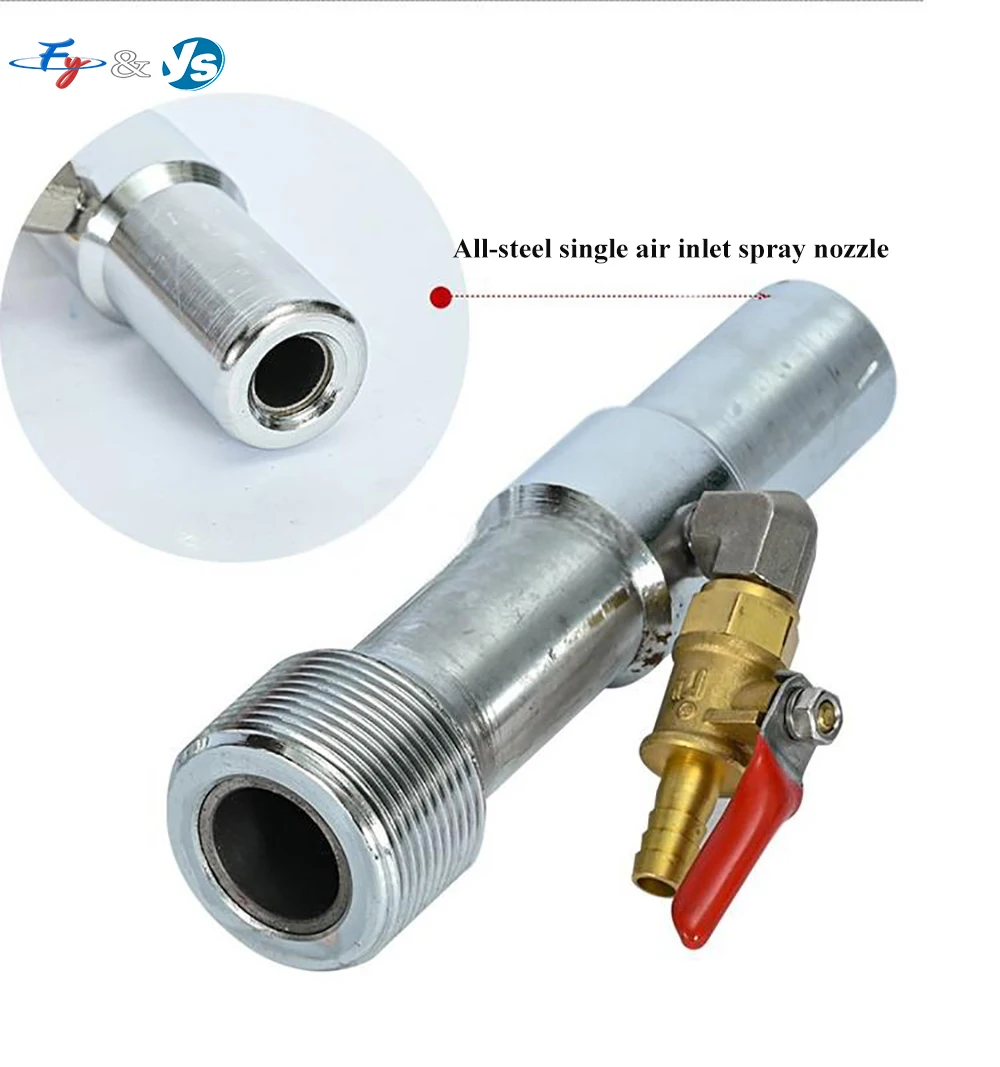 ارتفاع ضغط فنتوري B4C ساندبلاستر فوهة الغبار تنظيف المضادة للتآكل مزدوجة مدخل الهواء آلة التفجير الملحقات