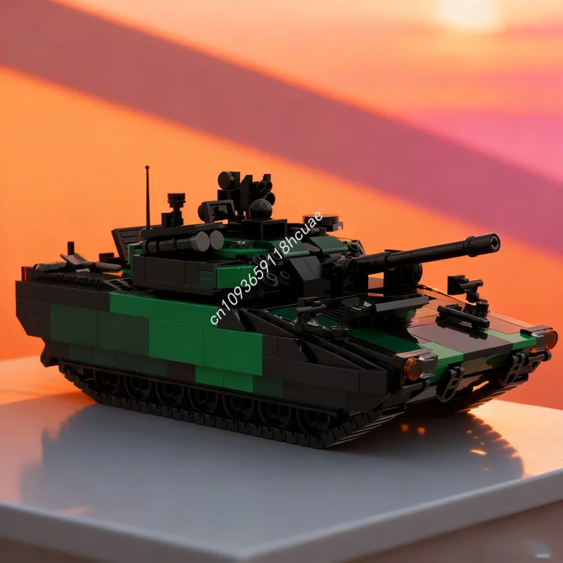 

969 шт. MOC модель корпуса турели, строительные блоки, строительные блоки, сделай сам, креативные игрушки, идея, рождественский подарок, образовательный кирпич, детский день рождения