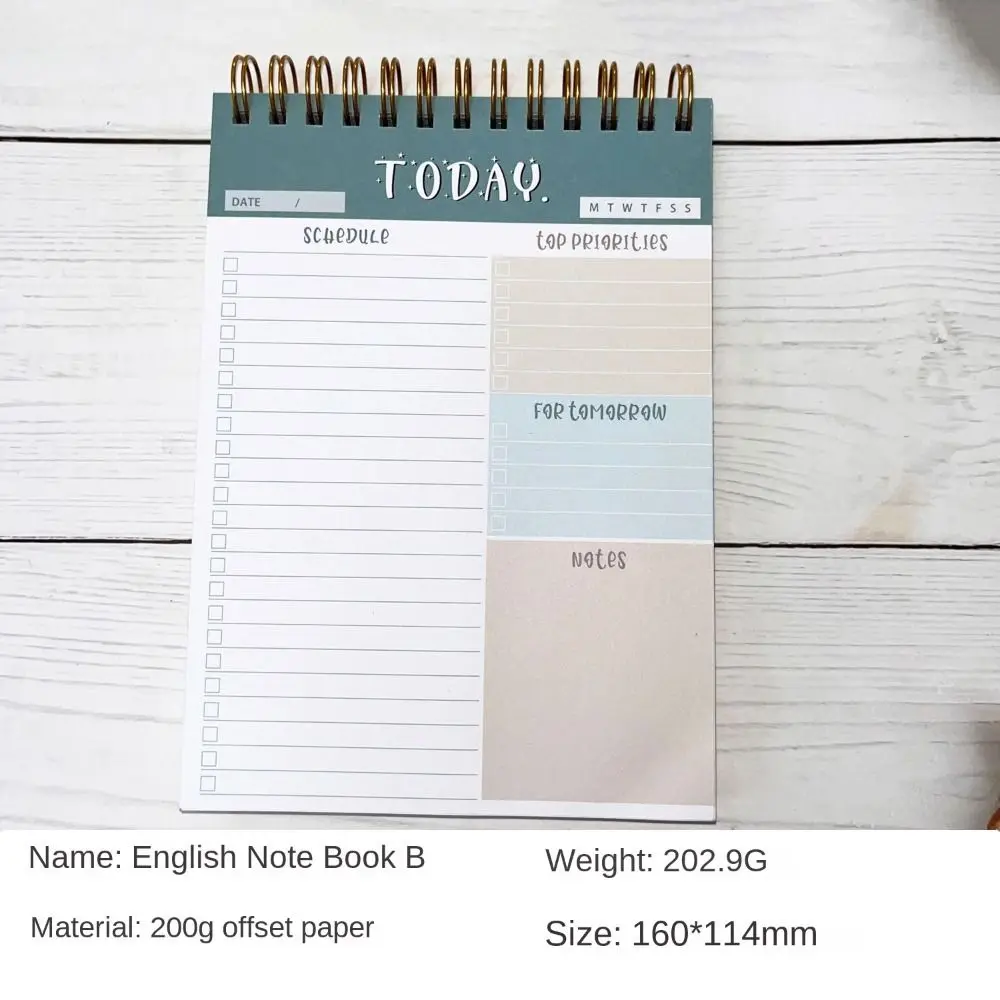 

Wide To Do Planner Weekly Planning Notepad Schedules Stationery Weekly Meal Planner Pad A5 Notebook Planner Undated