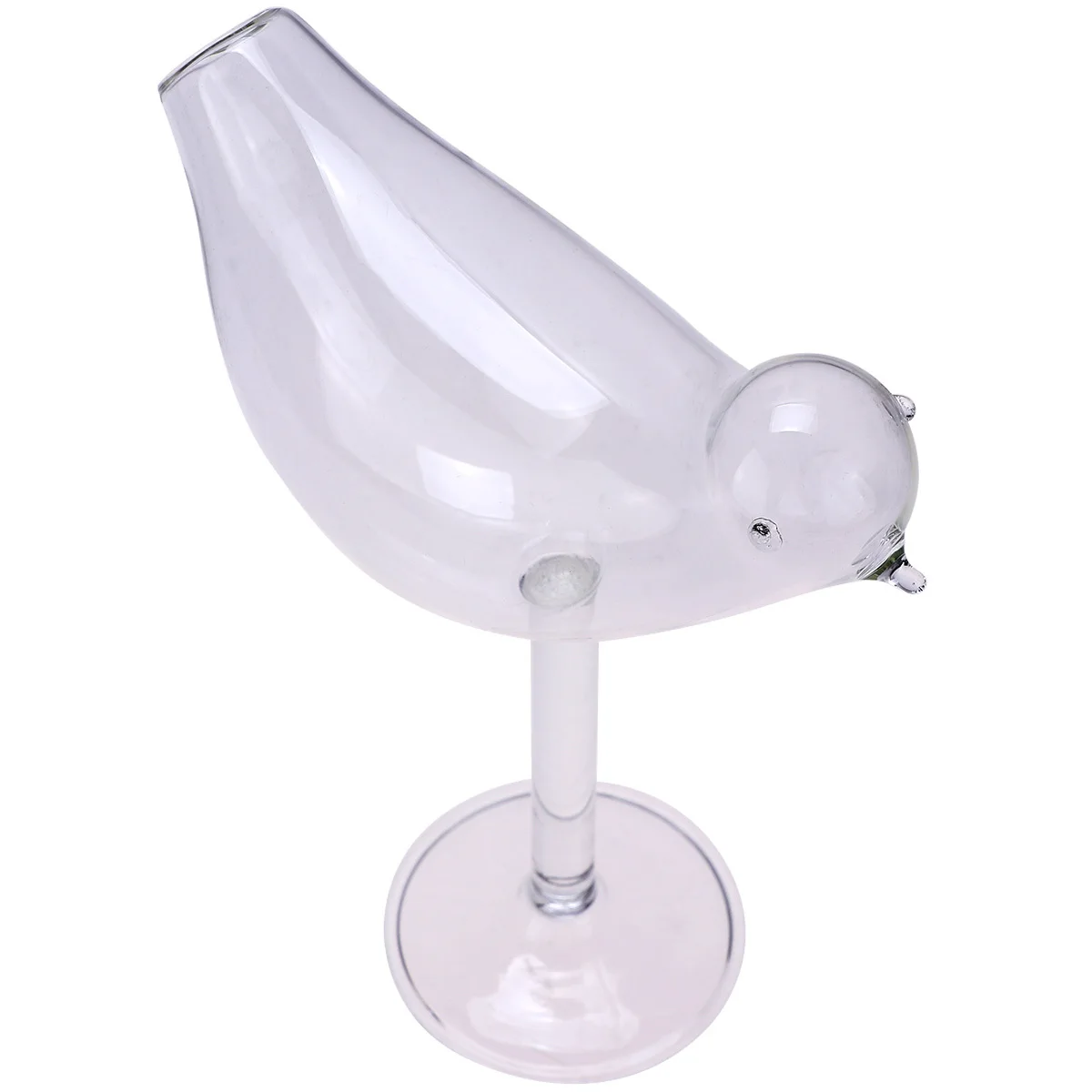

1Pcs Artistic Glass Vase Bird Design Hydroponic Flower Container Elegant Home Living Room Bedroom Decoration Gift Idea