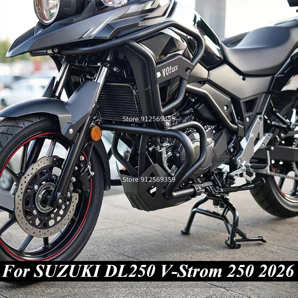 Motorcycle modified full surround bumper engine protection bar side box anti drop collision bar For SUZUKI DL250 V‑Strom 250