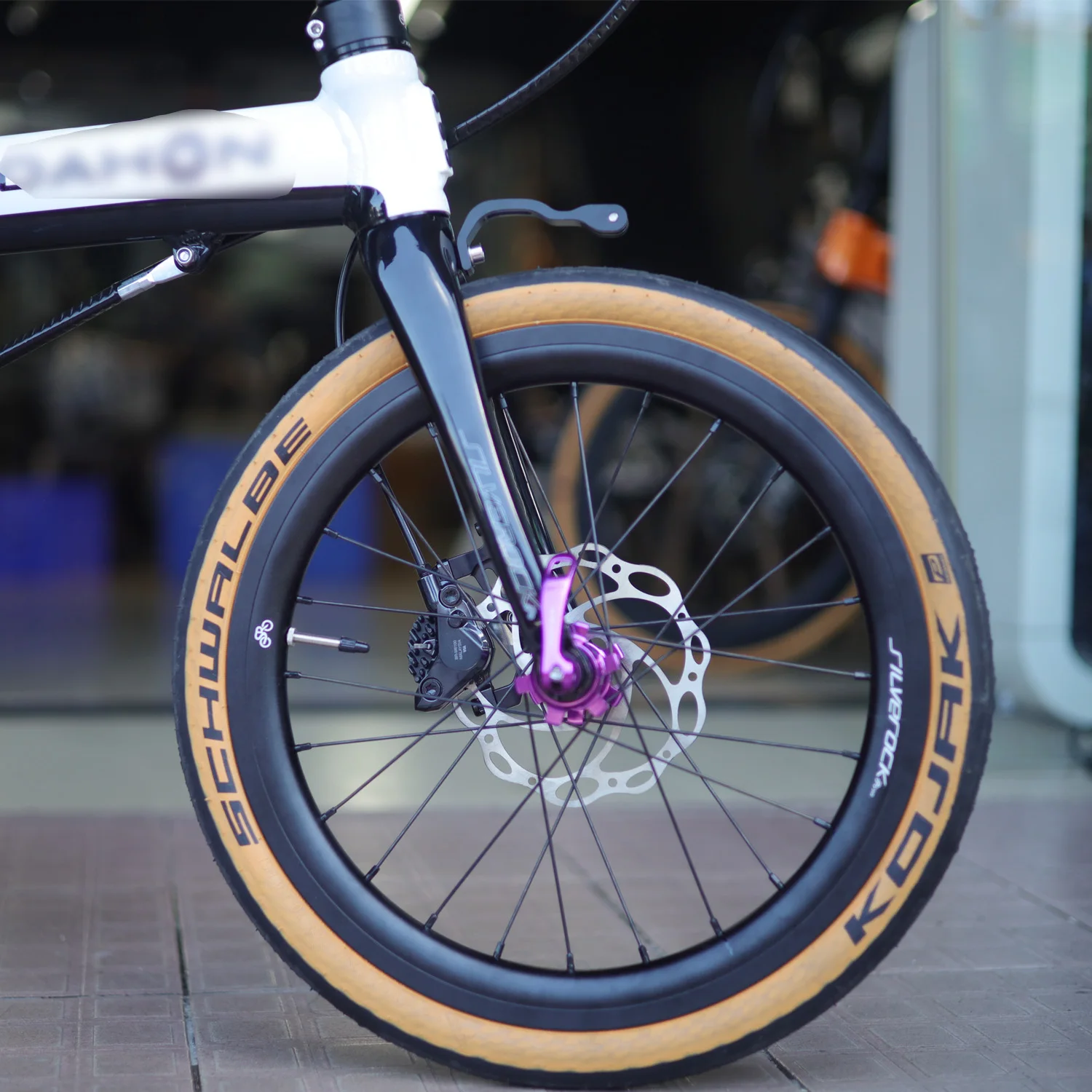 Фото Колесный комплект SILVEROCK SR30A из легкосплавных дисков 16 дюймов 349 для 8-12-скоростных шоссейных велосипедов GUST K3P K3Plus K9 X1 Aira (складные велосипеды)