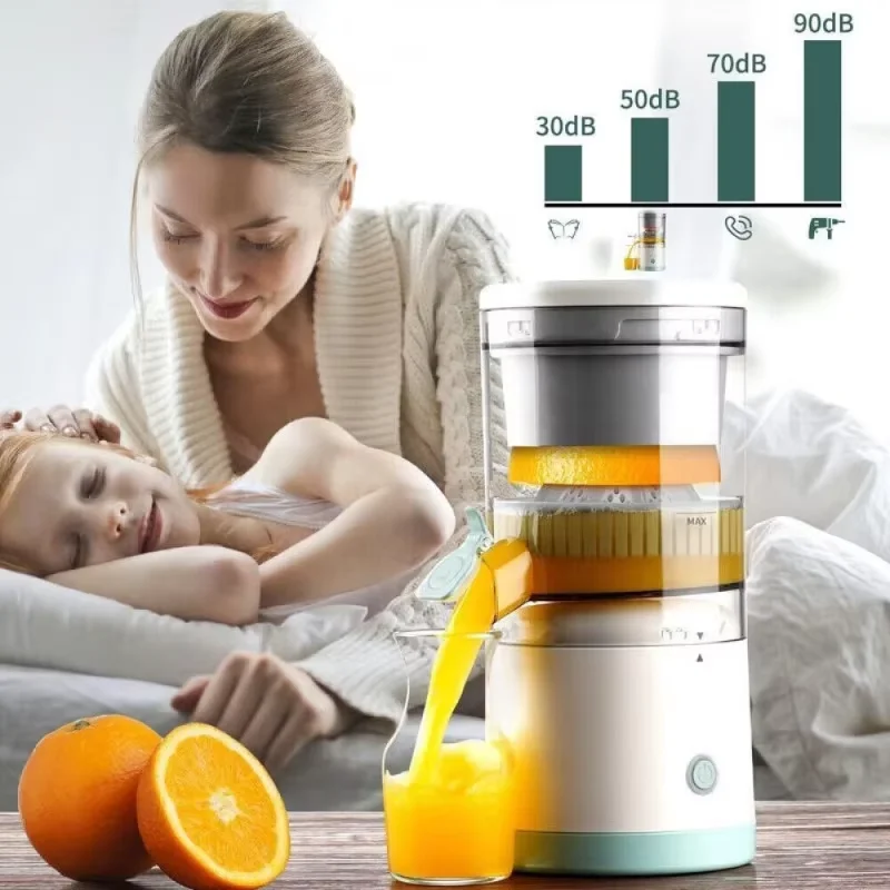 Portable Electric Juicer USB Charging Orange Lemon Fruit Blender Mini Household Juice Squeezer Mixer Citrus Juicer for Travel