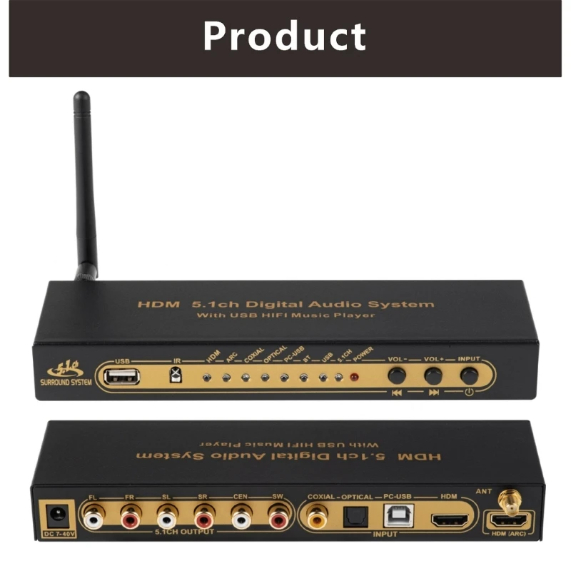 UD851B 5.1 Decoders Perfect Addition to Home Theater Extractor Converter Drop Shipping