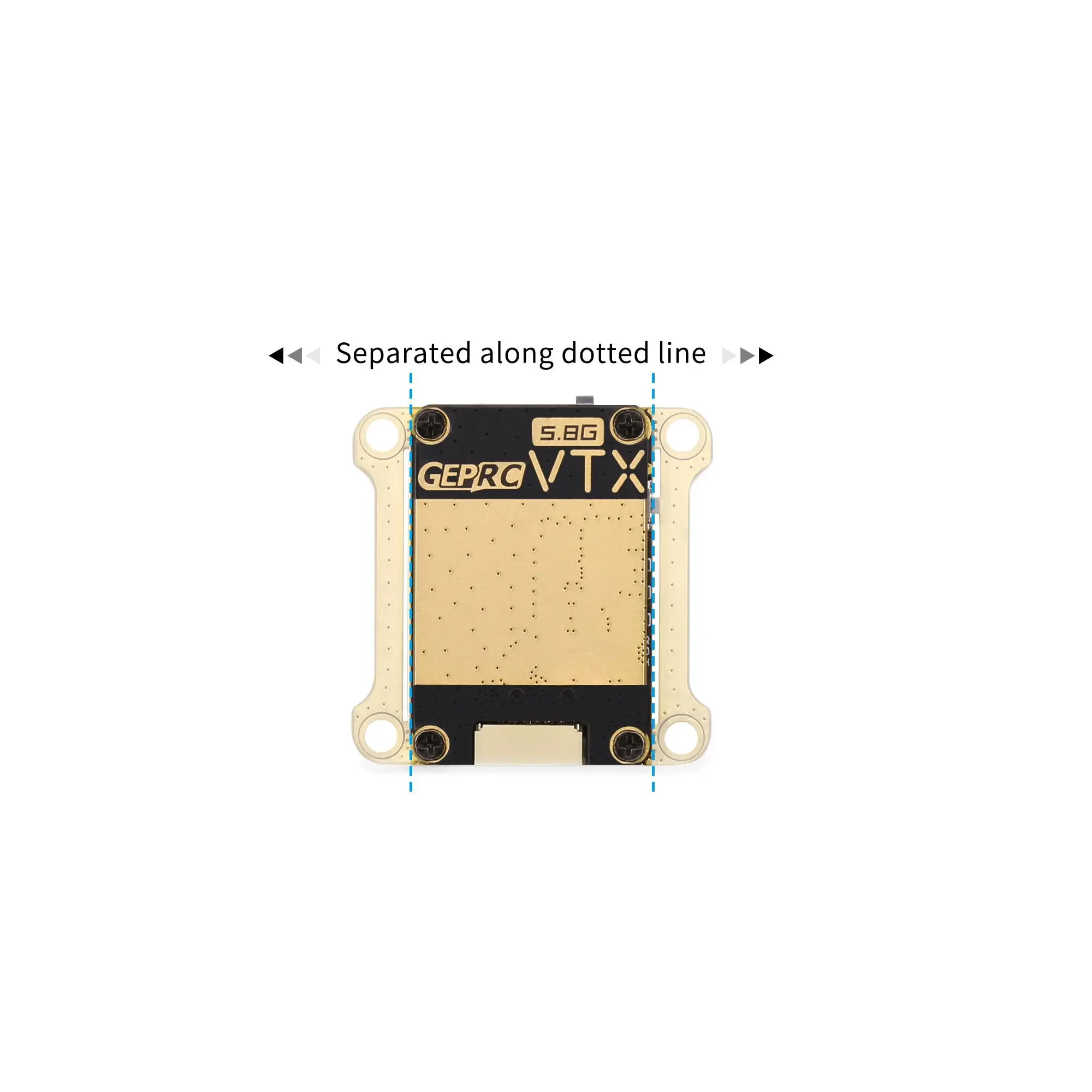 GEPRC-Transmetteur vidéo RAD VTX, 30x30mm, 2-8S, 5.8G, 1.6W, 40CH, 1600mW