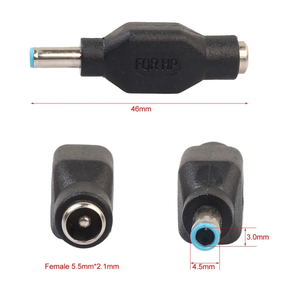 4.5 X 3.0mm Male DC Male To DC Female DC Male Adapter DC Male to Female Connector Power Plug Converter DC Female Power Plug