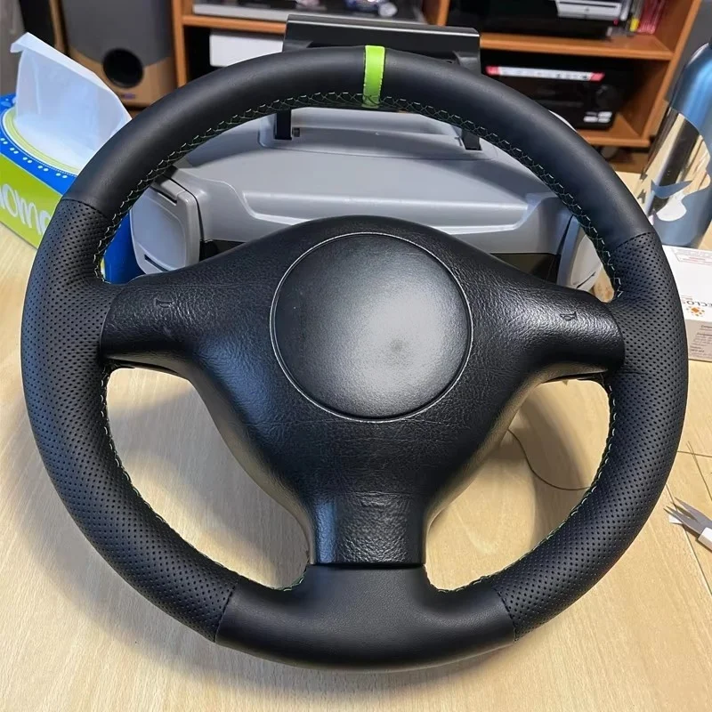 

Microfiber Leather Car Steering Wheel Cover For VW Golf 4 MK4 1998-2002 2003 2004 Handle Cover Interior Car Accessories