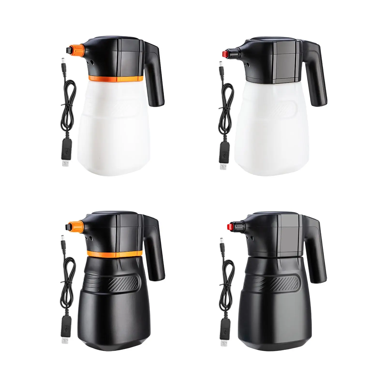 

Electric Car Wash Foam Sprayer 2L Portable Pressurized Foam Sprayer Car Cleaning Tool for Auto Garden Watering