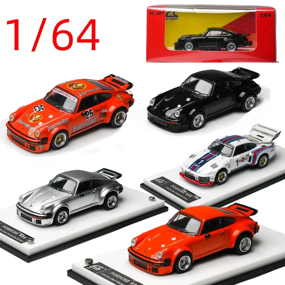 

Коллекционная модель гоночного автомобиля SC ART Diecast 1/64 Porsche 934 935 911 Turbo из сплава, классический спортивный подарок, модель для хобби и демонстрации